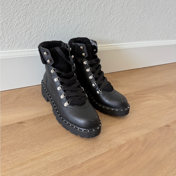 Steve madden black ankle boots for women size 7.5 - Picture 16 of 17